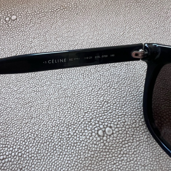 Celine Wayfarer Tinted Sunglasses in black - Picture 4 of 12